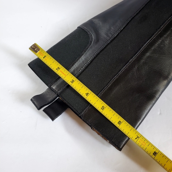 Franco Boschi Womens Knee High Boots Black Leather Women's Boots Size 38/7 - Picture 6 of 10